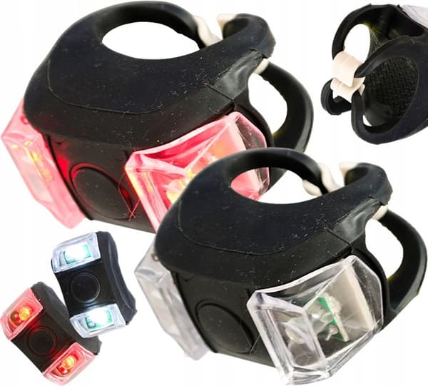 LED cykelljusset – Fram- och bakljus (2 st) LED cykelljusset – Fram- och bakljus (2 st)